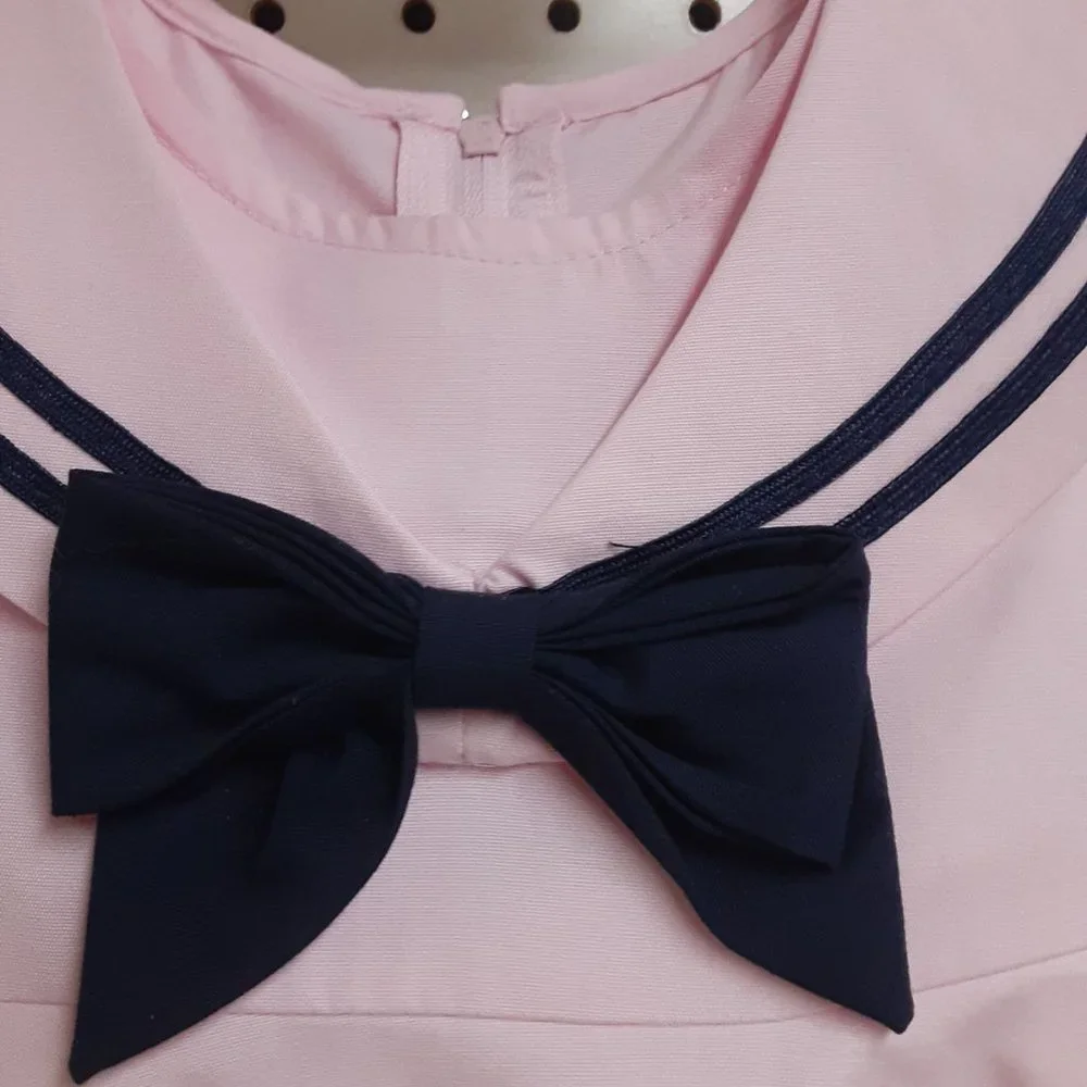 Toddler Pink Sleevless Sailor Dress 2Pc - Picture 3 of 8